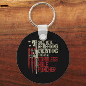 男性は、これがコードレスであるすべてを再定義していた キーホルダー (正面)