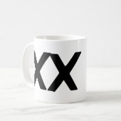 男性へおもしろいな誕生日のギャグのコーヒー・マグおよび女性 コーヒーマグカップ (正面左)