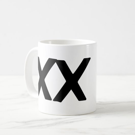 男性へおもしろいな誕生日のギャグのコーヒー・マグおよび女性 コーヒーマグカップ (正面左)