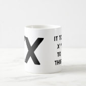 男性へおもしろいな誕生日のギャグのコーヒー・マグおよび女性 コーヒーマグカップ (中央)