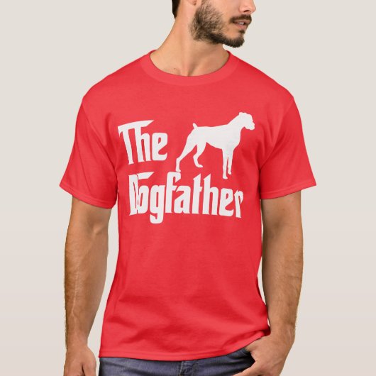 男性へのボーア犬愛好家ギフト、父へのプレゼント Tシャツ (正面)