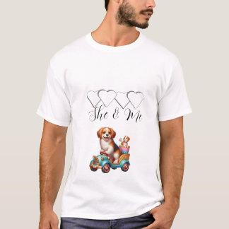 男性への最高の贈り物とカップルの愛 Tシャツ