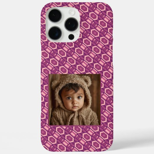 男性への美しいクリスマスギフト トリバル柄 Case-Mate iPhoneケース (裏面)
