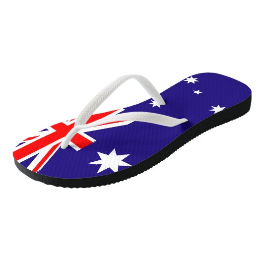 男性へオーストラリアの旗のビーチのビーチサンダルおよび女性 ビーチサンダル (アングル)