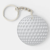 男性へカスタマイズ可能なゴルフキーホルダーおよび女性 キーホルダー (正面)