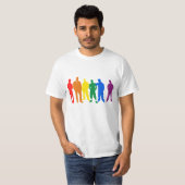 男性へゲイプライド Tシャツ (正面フル)