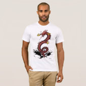 男性へドラゴンのTシャツ Tシャツ (正面フル)