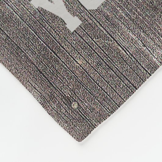 男性へパーソナライズなコーチのギフト写真および文字 フリースブランケット (角)