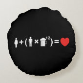 男性へ愛同等化 ラウンドクッション (裏面)