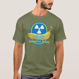 男性へ放射性バナナ Tシャツ
