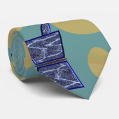 男性へ薬剤師乳棒及び乳鉢のタイ ネクタイ (ロール)