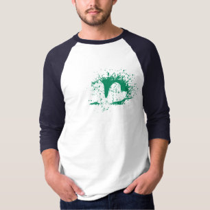 男性へ袖のヴィンテージのSt patricks dayの長いワイシャツ Tシャツ