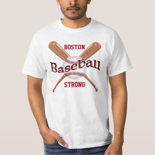 男性へ販売のための野球のボストン強いワイシャツ Tシャツ
