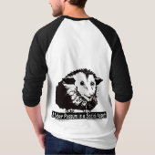 男性へ適切なふくろねずみの上着類 Tシャツ (裏面)