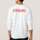 男性へRICHLOVE R.Lのセーター スウェットシャツ (裏面)