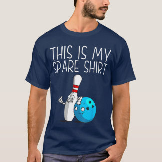男性や女性のための面白いボウリングギフト すてきなボウラー スペア Tシャツ