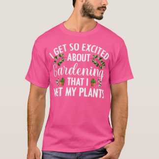 男性や女性の植物愛好家のためのクールなガーデニング デザイン Tシャツ