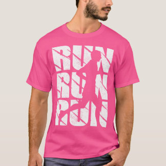 男性や少年向けのランニングやマラソン大会、ランニングコーチのための面白いデザイン Tシャツ