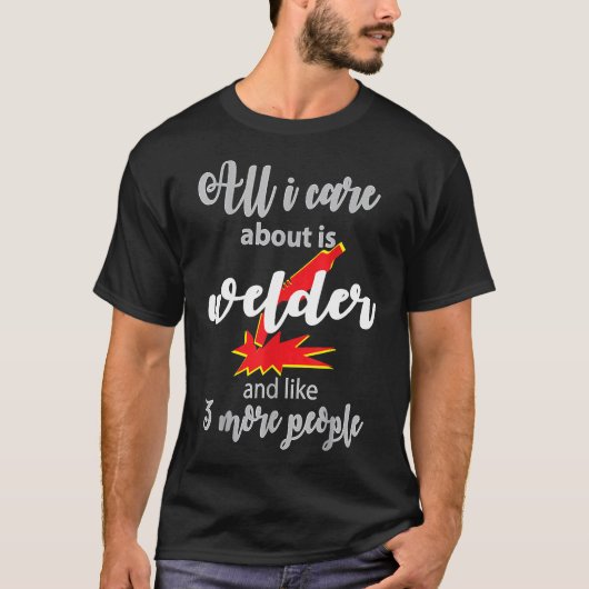 男性を歓迎するのが大好き Tシャツ (正面)