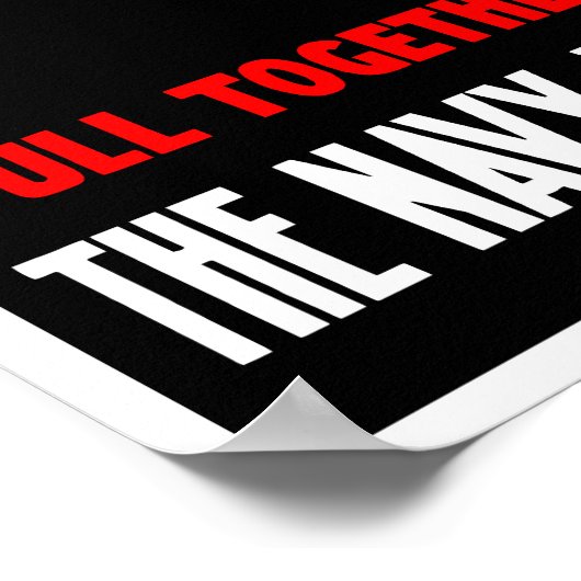 男性を集める – 海軍は私たちを必要 ポスター (角)