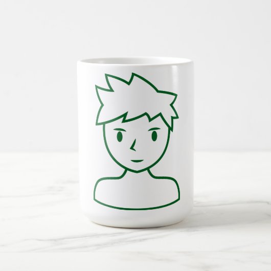 男性アイコンコレクションコーヒーマグ コーヒーマグカップ (中央)