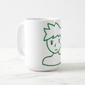 男性アイコンコレクションコーヒーマグ コーヒーマグカップ (正面左)