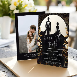 男性アダルトタキシードはっきりしたブラックタイ結婚ズ セーブザデート