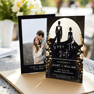 男性アダルトタキシードはっきりしたブラックタイ結婚ズ セーブザデート