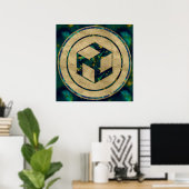 男性アンタカラナ – Yang Antahkarana ポスター (ホームオフィス)