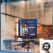 男性カスタマイズ仕立てショップ事業 ウィンドウサイン (カフェ窓)