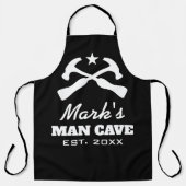 男性カスタムの男性が男性用にBBQエプロンを使う エプロン (正面)