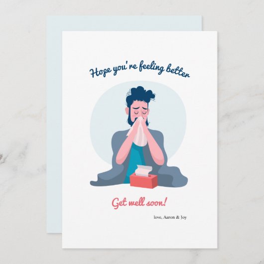 男性グリーティングカードを上手に入手 (正面/裏面)