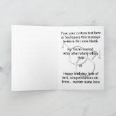 男性ゲイプライドカードパーソナライズな愛カード 招待状 (内部)