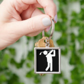 男性ゴルファー – ゴルファー キーホルダー (手)