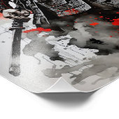 男性サムライA フォトプリント            (角)