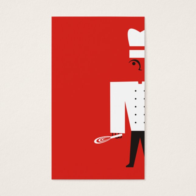 男性シェフのフライパンのフライパン料理バスをチースト (正面)