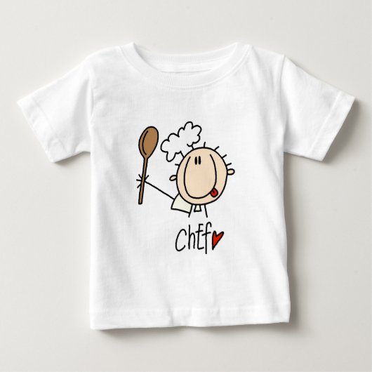 男性シェフ ベビーTシャツ (正面)