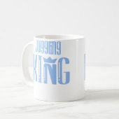 男性ジャグリングキング コーヒーマグカップ (正面左)