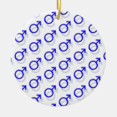 男性セックスシンボル セラミックオーナメント (正面)