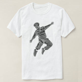 男性ダンサーストリートウェアTシャツ Tシャツ
