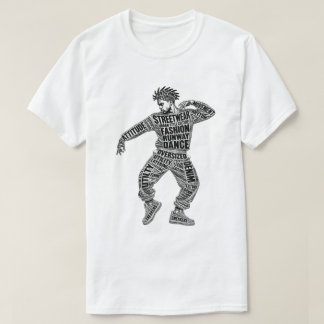 男性ダンサーストリートウェアTシャツ Tシャツ