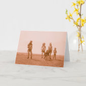 男性ダンサー カード (黄色い花)