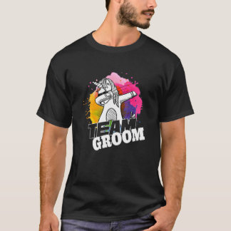 男性チーム花婿 男性バチェラー・スタagパーティー1 tシャツ
