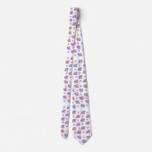 男性デザイナータイカラフルズマス ネクタイ (裏面)