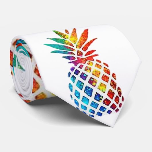 男性デザイナータイズパイナップル ネクタイ (ロール)