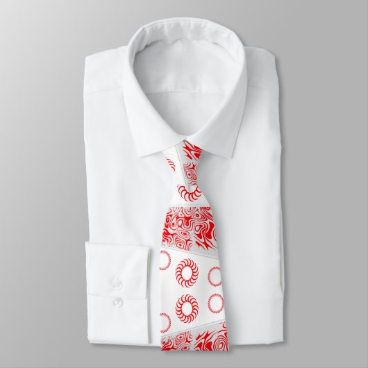 男性デザイナータイズレッド ネクタイ (タイ)