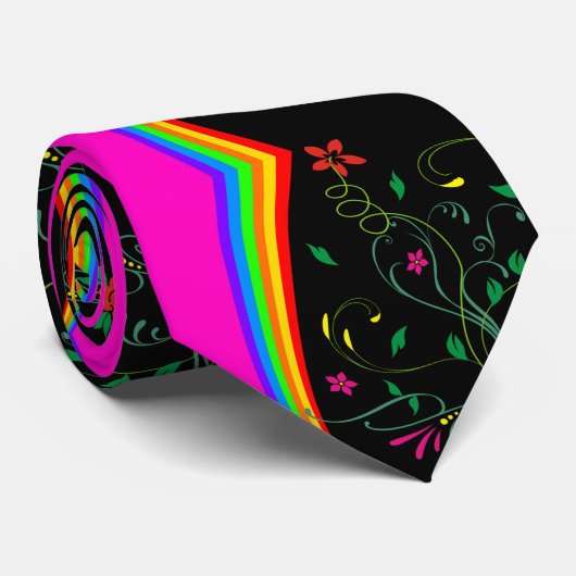 男性デザイナータイフローラ ネクタイ (ロール)