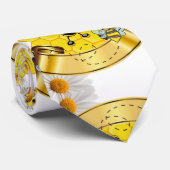 男性デザイナータイ(昆虫)マルハナバチ ネクタイ (ロール)