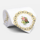 男性デザイナーフローラ ネクタイ (ロール)