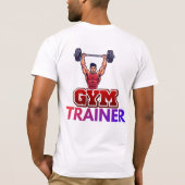 男性トレーナー 女性トレーナー向けTシャツ Tシャツ (裏面)